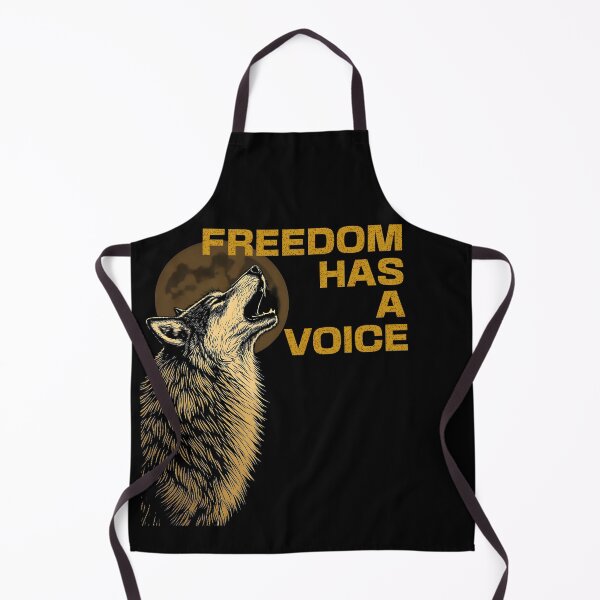 Artikelvorschau, Freiheit hat eine Stimme Heulender Wolf entworfen und verkauft von Arc Designs C and M.
