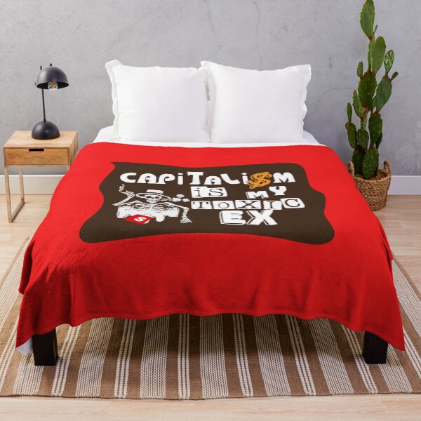 Item preview, Capitalism Is My Toxic Ex Anti Capitalism Meme designed and sold by Sarcastic designs.