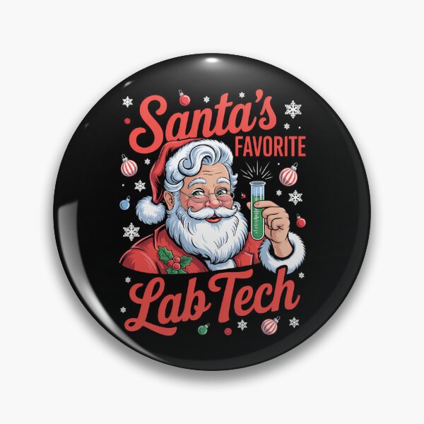 Item preview, Laboratory Technician Christmas Santas Favorite Lab Tech designed and sold by savrmiller.