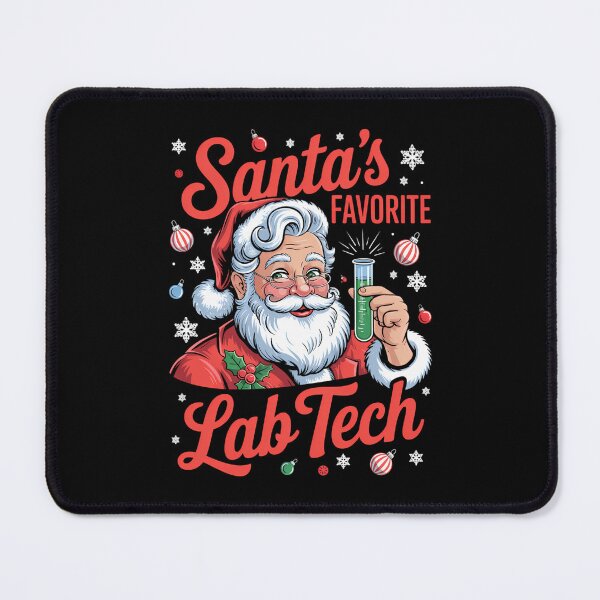 Item preview, Laboratory Technician Christmas Santas Favorite Lab Tech designed and sold by savrmiller.