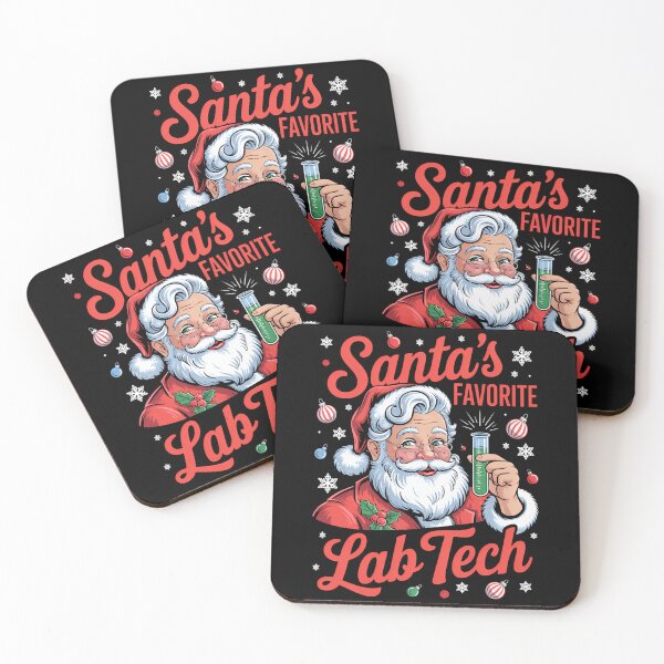 Item preview, Laboratory Technician Christmas Santas Favorite Lab Tech designed and sold by savrmiller.