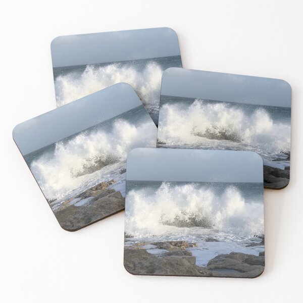 Item preview, Waves over rocks on the shore  designed and sold by Ribster13.