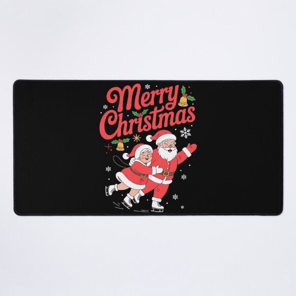 Item preview, Merry Christmas Happy Cute Mrs Claus and Mr Claus designed and sold by savrmiller.