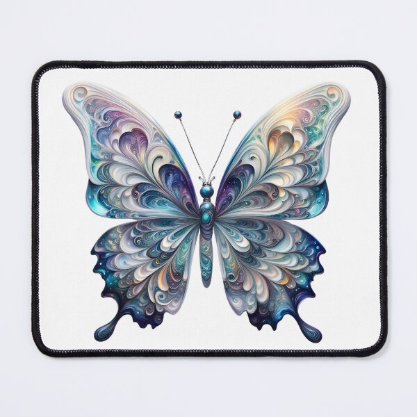 Item preview, Celestial Wings – Swirled Galaxy Butterfly Art designed and sold by Buttonquill.