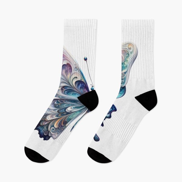 Item preview, Celestial Wings – Swirled Galaxy Butterfly Art designed and sold by Buttonquill.