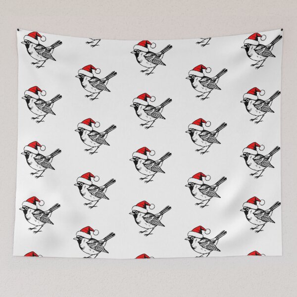 Item preview, Christmas Robin with Santa Hat designed and sold by JollyCritters.