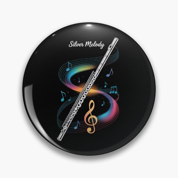 Item preview, Classical Music Treble Clef Flutist Gift Flute designed and sold by Moon-Ape.