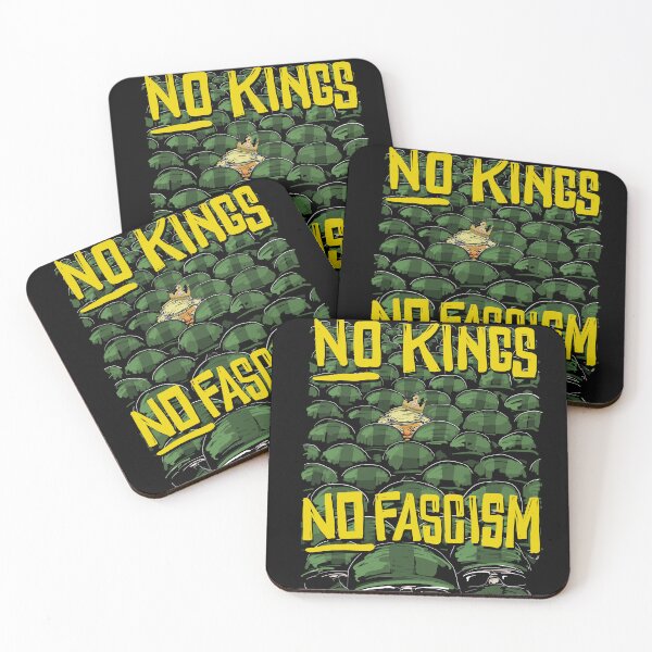 Item preview, NO KINGS NO FASCISM designed and sold by ZenPop.