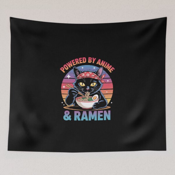 Item preview, Cat Ramen Noodle Japanese designed and sold by KarstenNoanra.