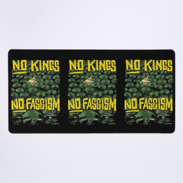 Item preview, NO KINGS NO FASCISM designed and sold by ZenPop.
