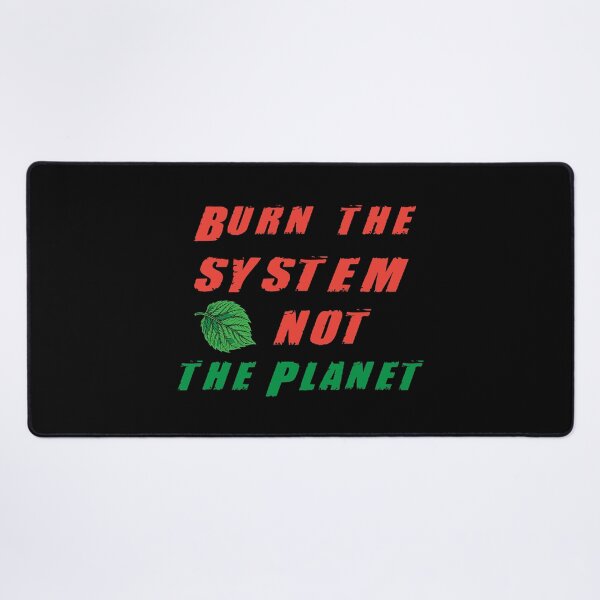 Item preview, Burn the Capitalism - Anti Capitalism Quote designed and sold by Sarcastic designs.