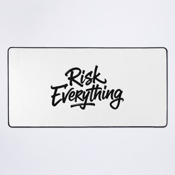 Item preview, Risk Everything – Expressive Graffiti Typography | Motivational Art designed and sold by Happyfreedom.