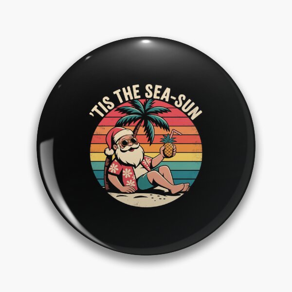 Item preview, Tis The Sea Sun Santa Beach Summer Christmas In July Summer designed and sold by RayArmstrong.