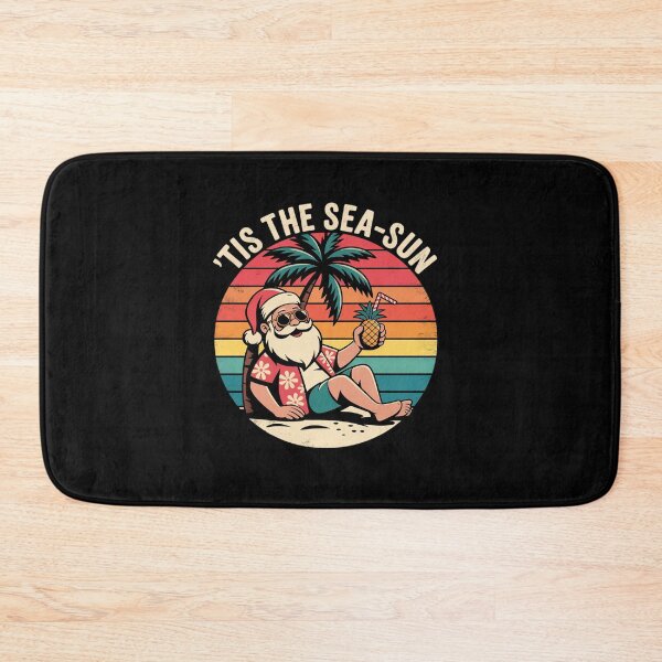 Item preview, Tis The Sea Sun Santa Beach Summer Christmas In July Summer designed and sold by RayArmstrong.
