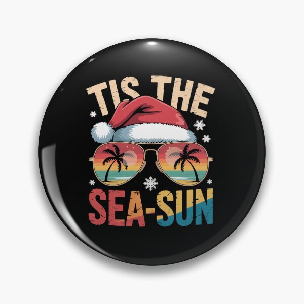 Item preview, Tis The Sea Sun Santa Beach Summer Christmas In July Summ designed and sold by HaileyRobel.