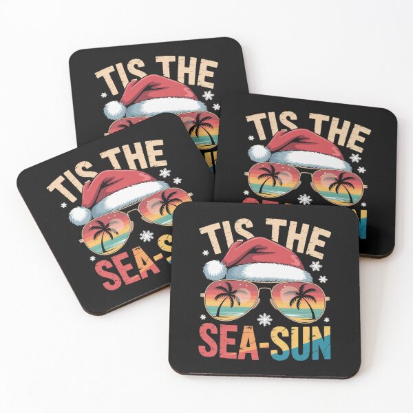 Item preview, Tis The Sea Sun Santa Beach Summer Christmas In July Summ designed and sold by HaileyRobel.