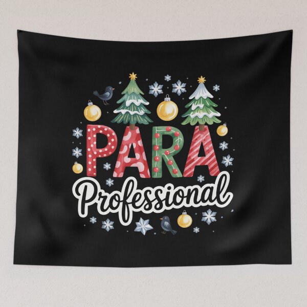 Item preview, Paraprofessional Funny Christmas Holiday Santa Xmas Tree designed and sold by aidenpier.