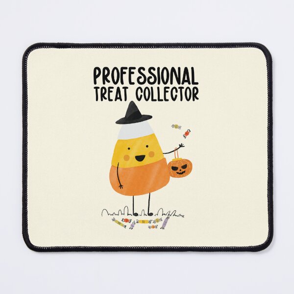 Item preview, Professional Treat Collector – Cute Candy Corn Halloween Art designed and sold by chillaxcats.