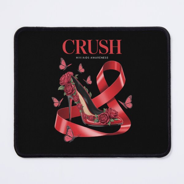 Item preview, Crush HIV AIDS Awareness Red Ribbon designed and sold by Moon-Ape.