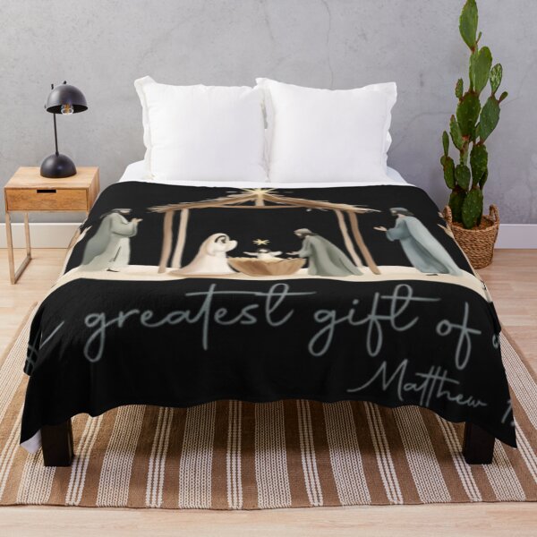 Item preview, Minimalist Nativity Scene | The Greatest Gift of All | Matthew 1:21 Christmas Design designed and sold by sivyedin.
