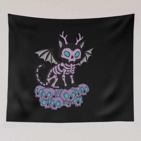 Item preview, Cursed Skeleton Cat designed and sold by xpciforfjg83.