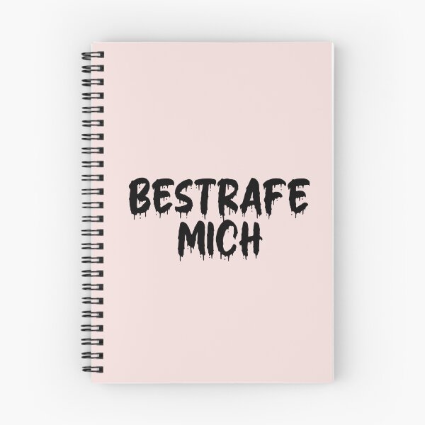 Item preview, BESTRAFE MICH (PUNISH ME) BLACK ON PINK BLOOD DRIP designed and sold by RomeArtCo.