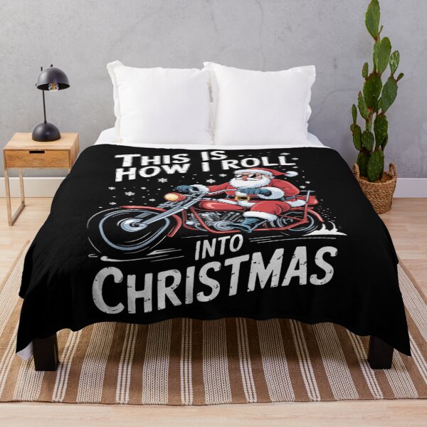 Item preview, Santa Claus Motorcycle Motorbike Christmas designed and sold by aidenpier.
