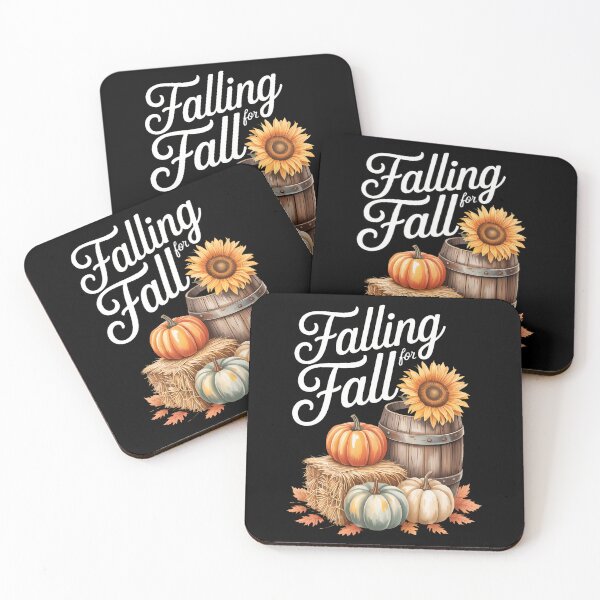 Item preview, Falling for Fall Autumn Pumpkin & Hay Bale designed and sold by Moon-Ape.