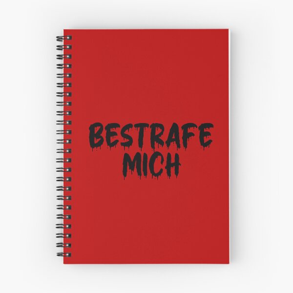 Item preview, BESTRAFE MICH (PUNISH ME) BLACK ON RED BLOOD DRIP designed and sold by RomeArtCo.