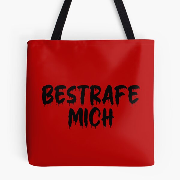 Item preview, BESTRAFE MICH (PUNISH ME) BLACK ON RED BLOOD DRIP designed and sold by RomeArtCo.