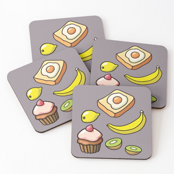 Item preview, Egg Toast with Strawberry Cupcake for Breakfast designed and sold by cremedecolor.