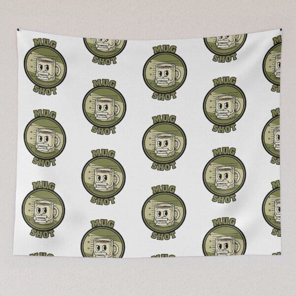 Item preview, Mug shot funny coffee pun designed and sold by RichTeeDesigns.