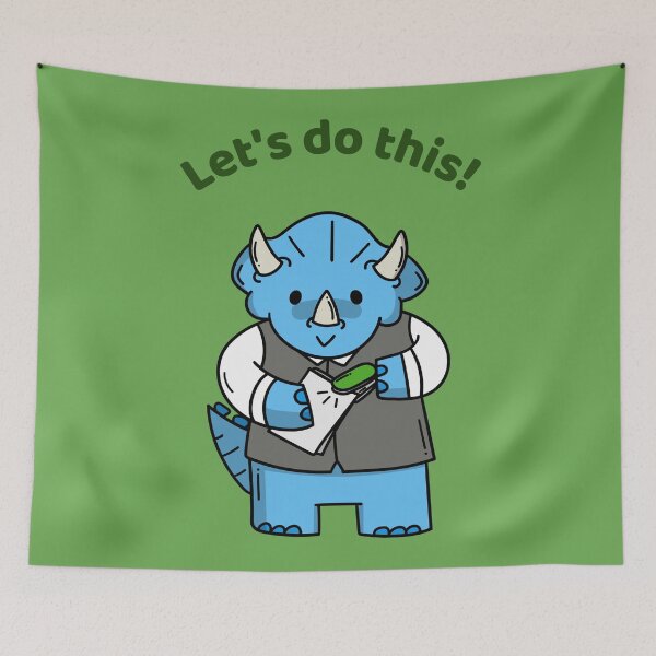 Item preview, Dinosaurs - Let's do this! designed and sold by AndroidZ.
