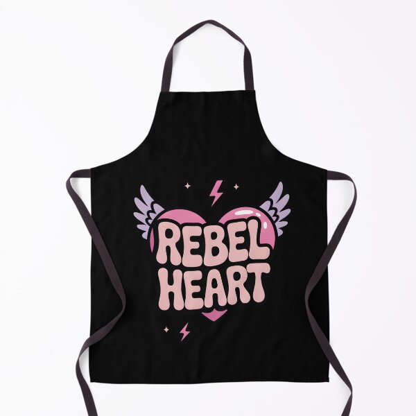 Item preview, Rebel Heart Cute Winged Typography Design. designed and sold by Teenidesign .