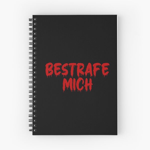 Item preview, BESTRAFE MICH (PUNISH ME) RED ON BLACK BLOOD DRIP designed and sold by RomeArtCo.