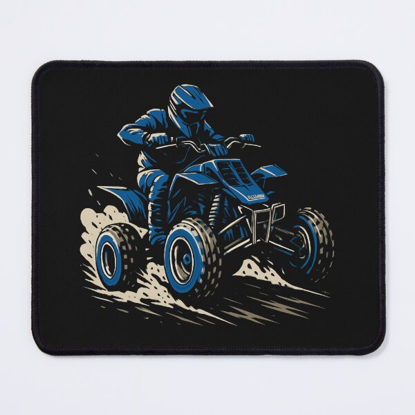 Item preview, Yamaha Banshee ATV Quad Rider - Off Road Racing Four Wheeler Vintage designed and sold by GeniePixel.
