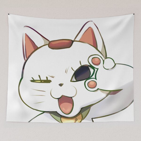 Item preview, Turbo Granny Dandadan Anime Winking Lucky Cat designed and sold by Cautenjari.