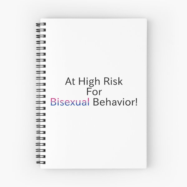 Item preview, Black "High Risk Bisexual Behavior" designed and sold by King-Kreations.