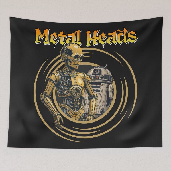 Item preview, Metal Heads - R2-D2 & C-3PO designed and sold by HardDraw.