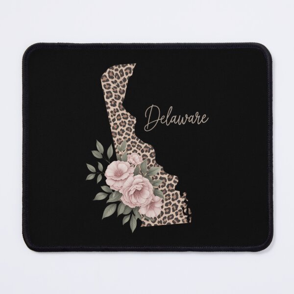 Item preview, Delaware Leopard Pattern Map Leo State Of Delaware designed and sold by Moon-Ape.