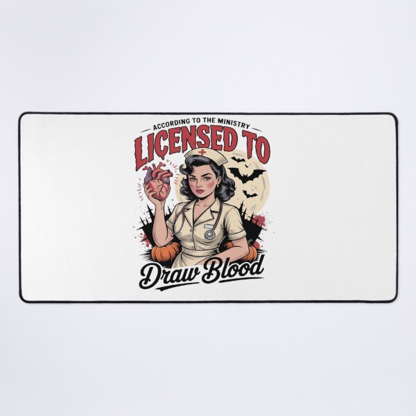 Item preview, According To The Ministry Licensed To Draw Blood Nurse designed and sold by Vastingan.