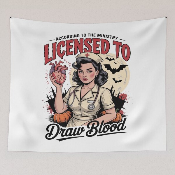 Item preview, According To The Ministry Licensed To Draw Blood Nurse designed and sold by Vastingan.