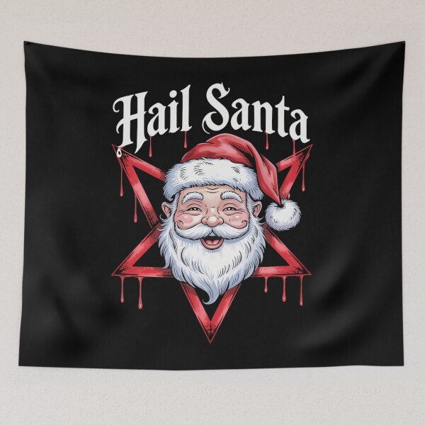 Item preview, Santa Claus Funny Christmas Goth designed and sold by tearbytea.