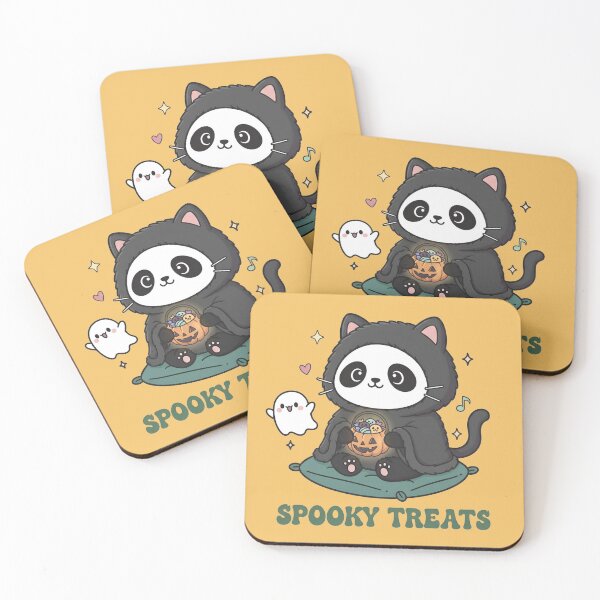 Item preview, Meow Panda Halloween designed and sold by cozy corner co. .