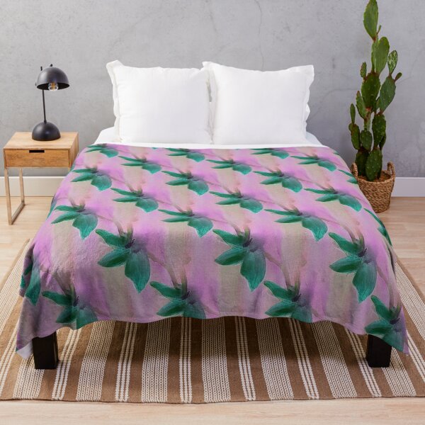 Item preview, Soft Sun Orchid Painterly Pattern in Green designed and sold by Artistestella.