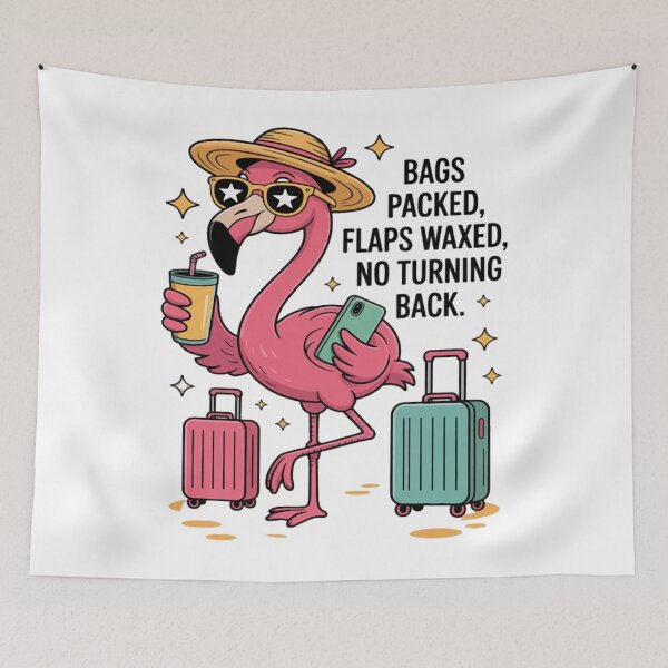 Item preview, Bags Packed Flaps Waxed No Turning Back Funny Adult designed and sold by Vastingan.