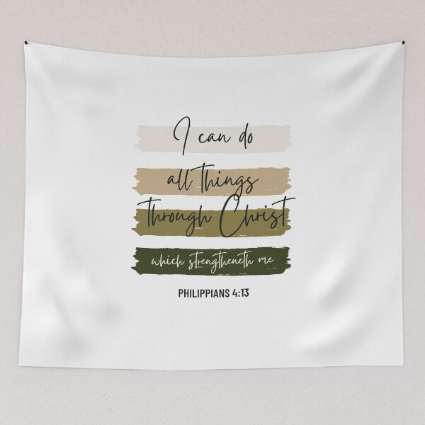 Item preview, Philippians 4:13 Bible Verse designed and sold by Jesil Dacay.