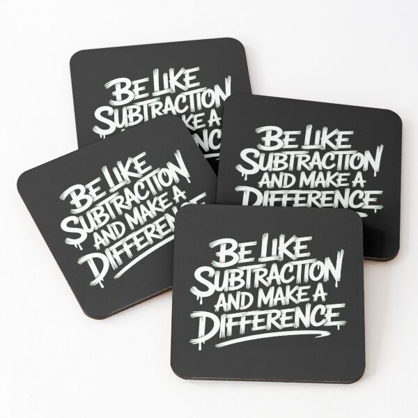 Item preview, Be Like Subtraction And Make A Difference Math Teacher designed and sold by Vastingan.