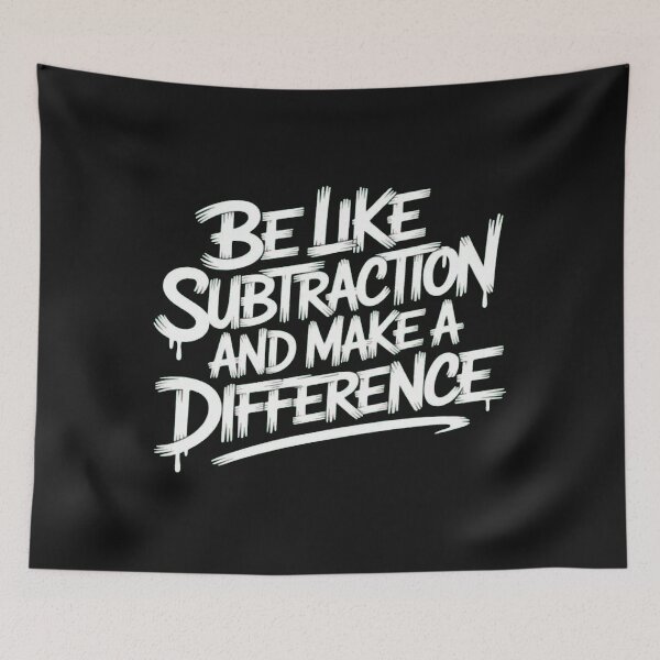 Item preview, Be Like Subtraction And Make A Difference Math Teacher designed and sold by Vastingan.