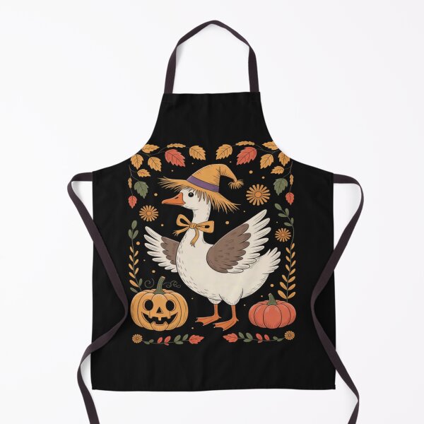 Item preview, Boho Floral Silly Goose Fall Halloween Pumpkin Patch designed and sold by Vastingan.